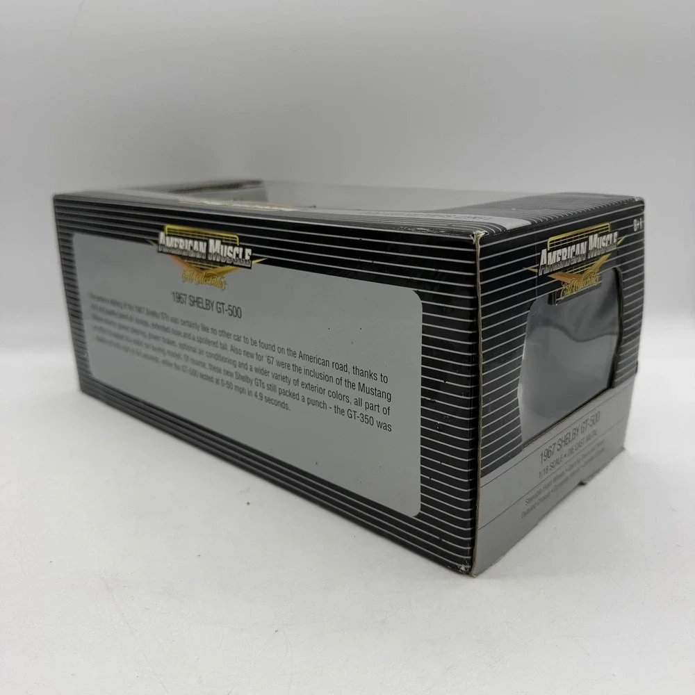ERTL 39228 American Muscle 1967 Shelby GT-500 Black 1:18 Scale 2005 Die-Cast Car